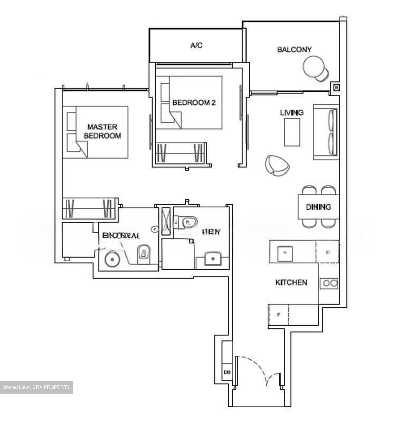High Park Residences (D28), Apartment #629077801